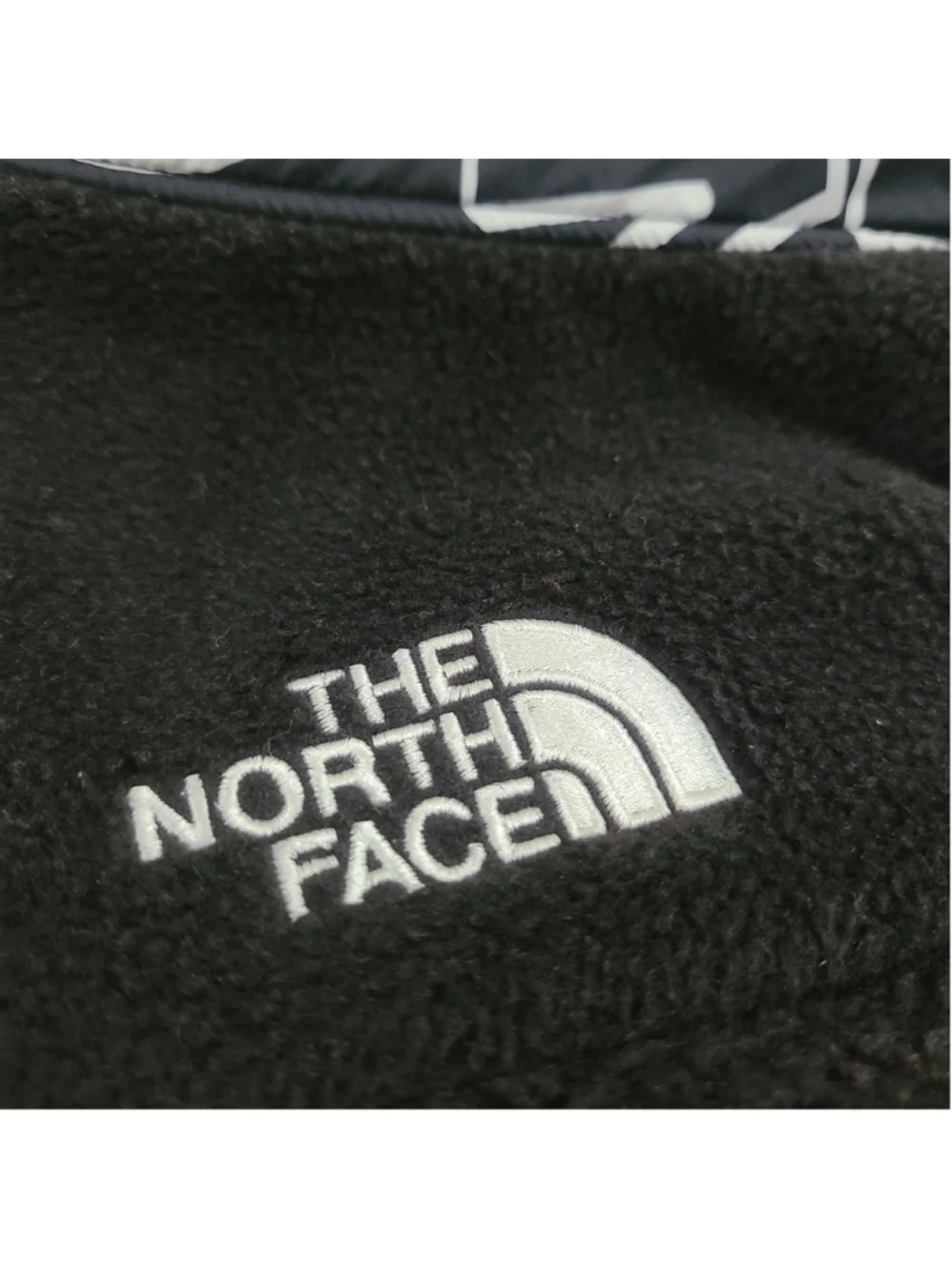 The North FaceForrest Fleece Mashup Jacket Boys XL 14/16 Black White Logo TNF
